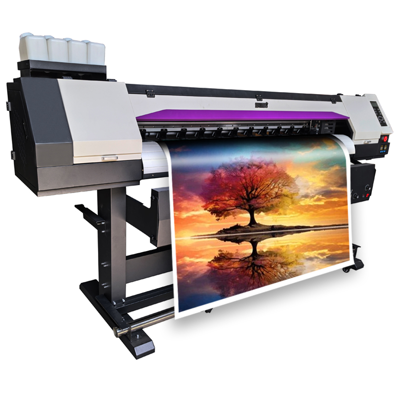 طابعة سانتوس 1.6 متر إيكو سولف - مراجعة Commercial Vinyl Printing Machine وسعره